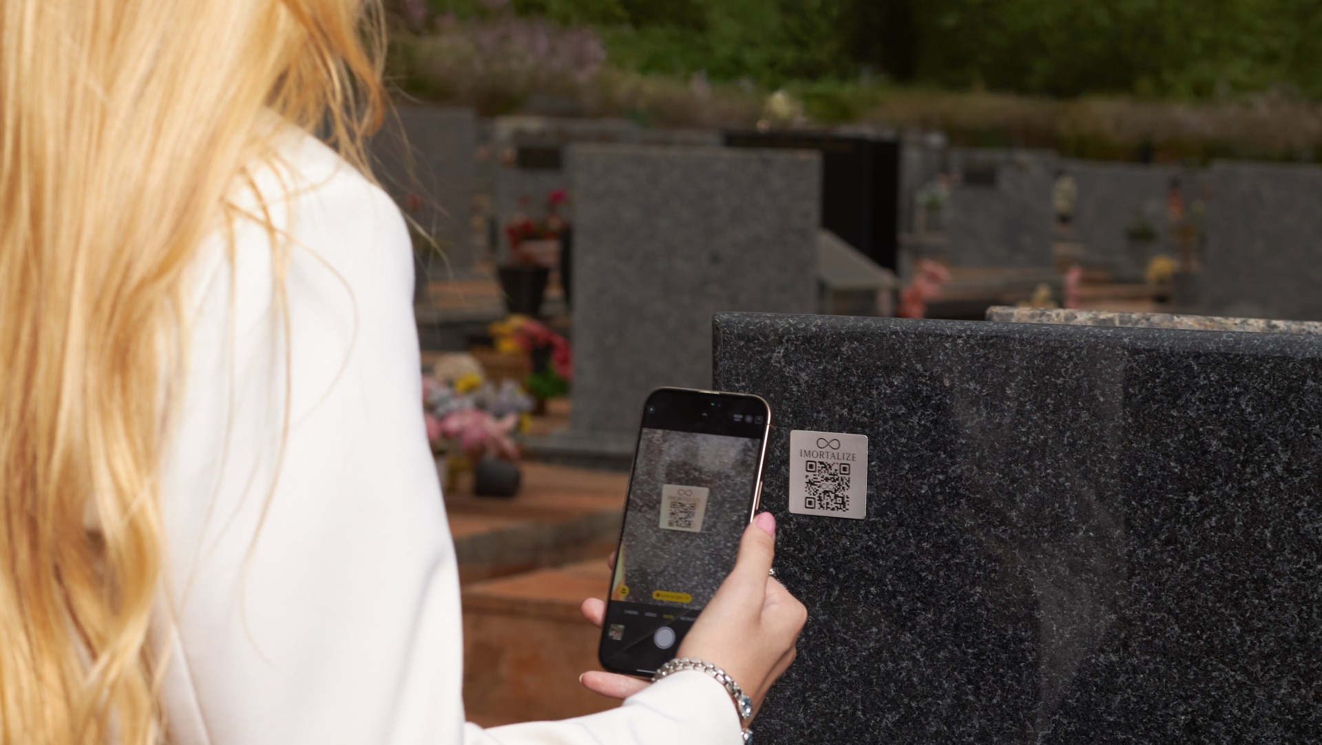 Memorial com QR Code