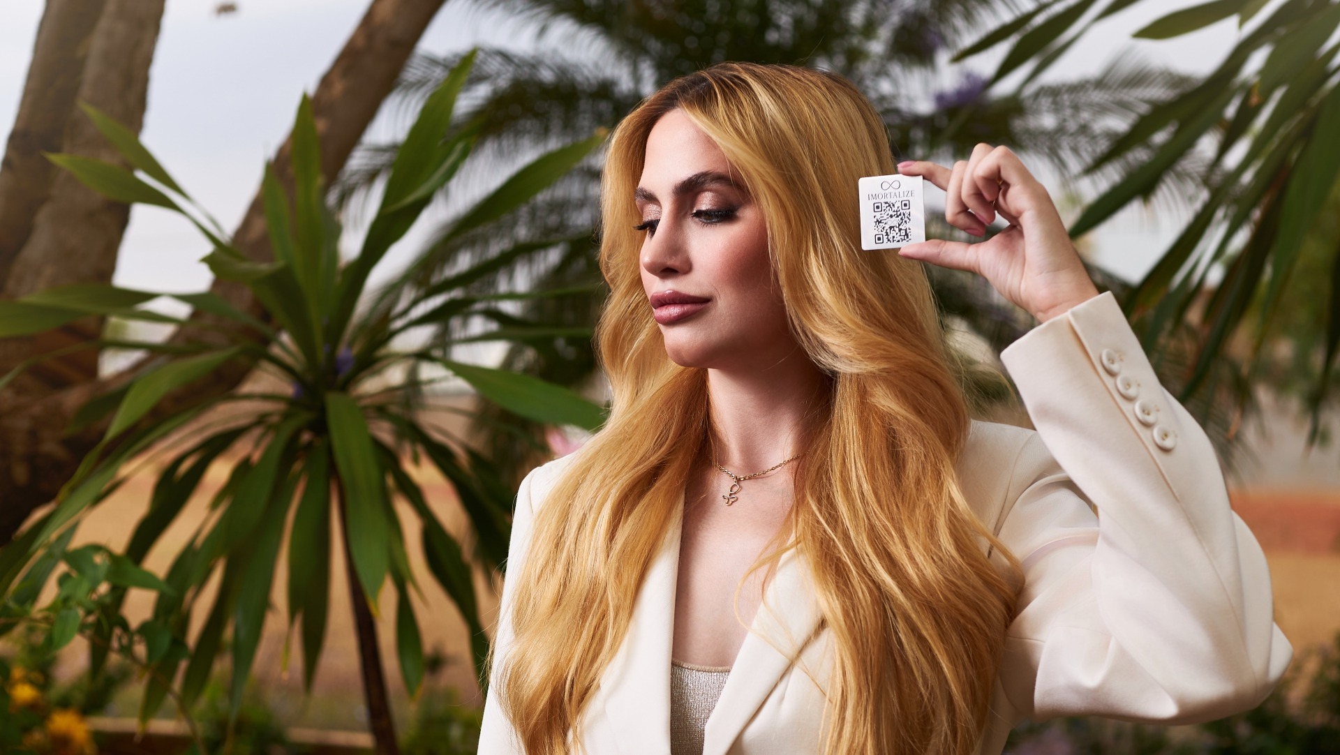 QR Code Imortalize em aço